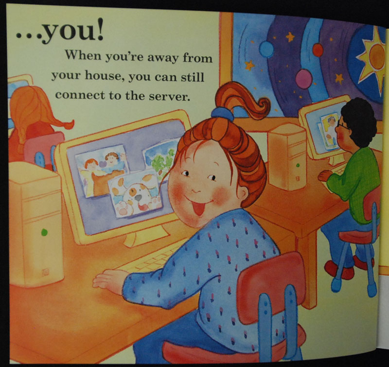 Illustration for article titled Microsoft's Brainwashing Children's Book: Mommy, Where Do Servers Come From?